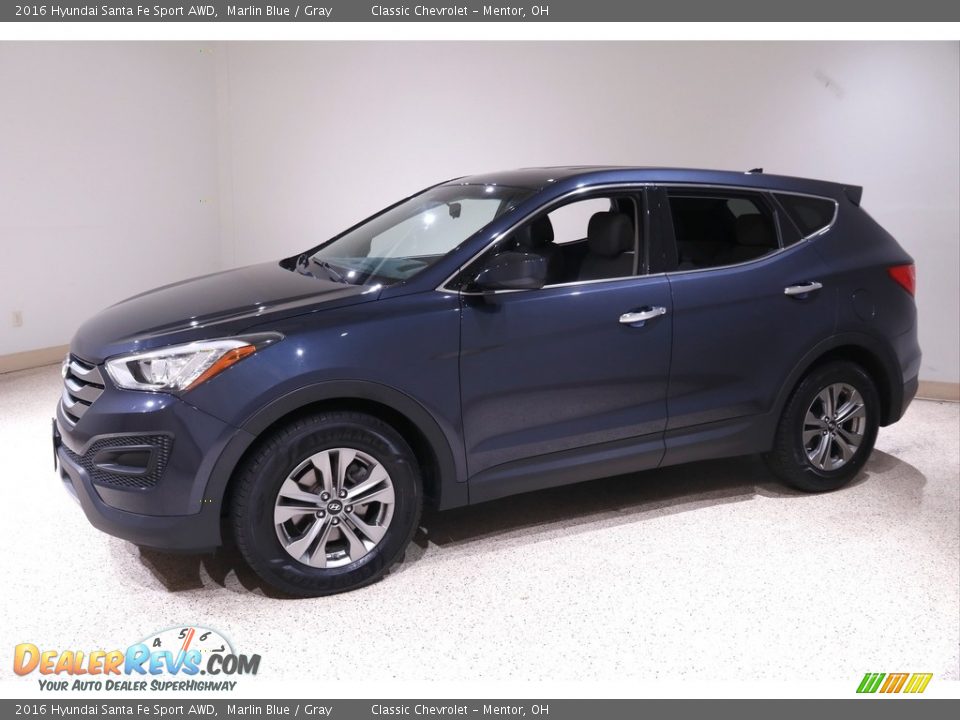 Marlin Blue 2016 Hyundai Santa Fe Sport AWD Photo #3