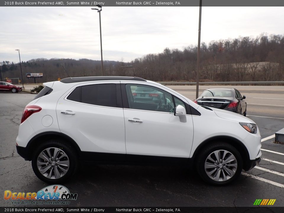 2018 Buick Encore Preferred AWD Summit White / Ebony Photo #5