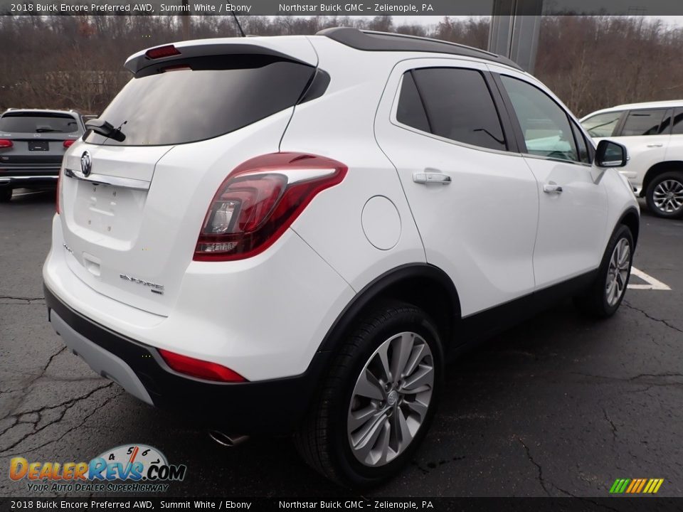 2018 Buick Encore Preferred AWD Summit White / Ebony Photo #9