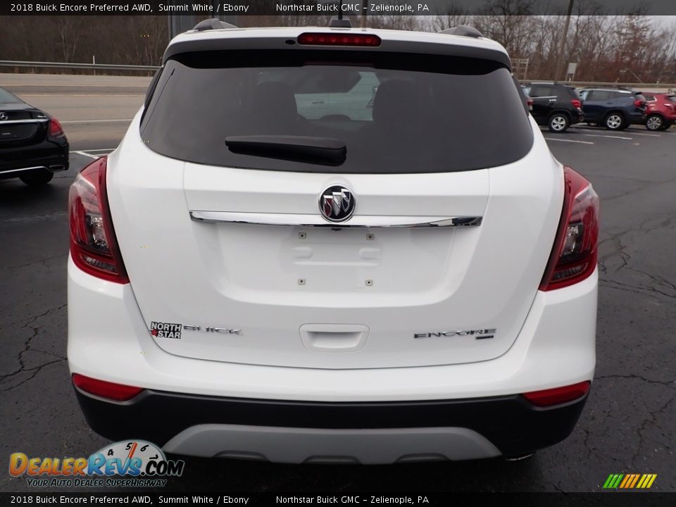 2018 Buick Encore Preferred AWD Summit White / Ebony Photo #10