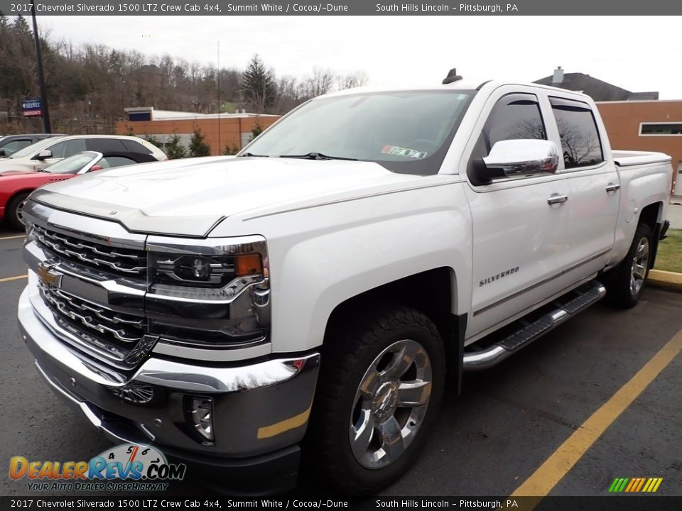 2017 Chevrolet Silverado 1500 LTZ Crew Cab 4x4 Summit White / Cocoa/­Dune Photo #1