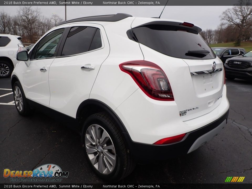 2018 Buick Encore Preferred AWD Summit White / Ebony Photo #12