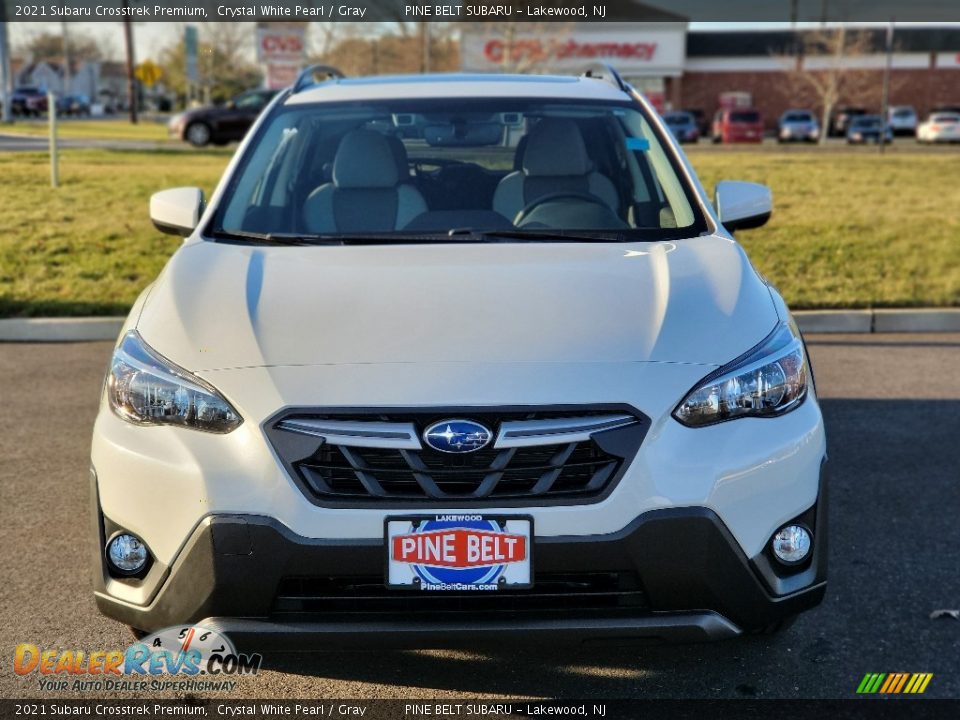 2021 Subaru Crosstrek Premium Crystal White Pearl / Gray Photo #3