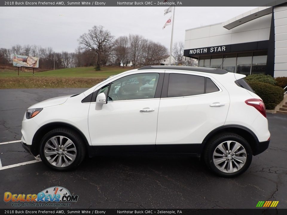 2018 Buick Encore Preferred AWD Summit White / Ebony Photo #13