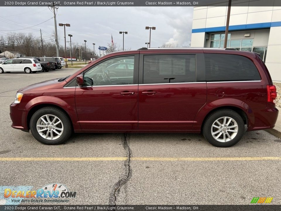 2020 Dodge Grand Caravan SXT Octane Red Pearl / Black/Light Graystone Photo #3