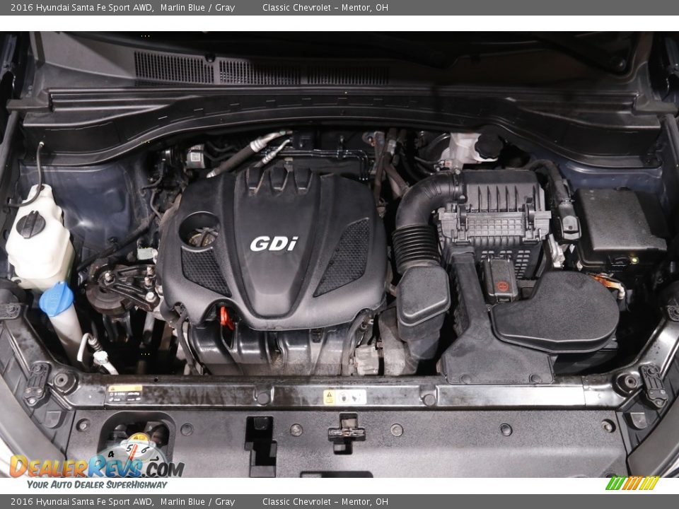 2016 Hyundai Santa Fe Sport AWD 2.4 Liter GDI DOHC 16-Valve D-CVVT 4 Cylinder Engine Photo #17