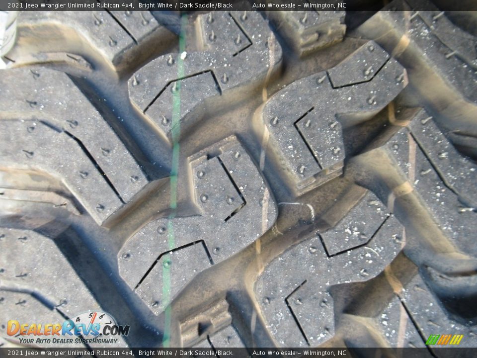 2021 Jeep Wrangler Unlimited Rubicon 4x4 Bright White / Dark Saddle/Black Photo #9