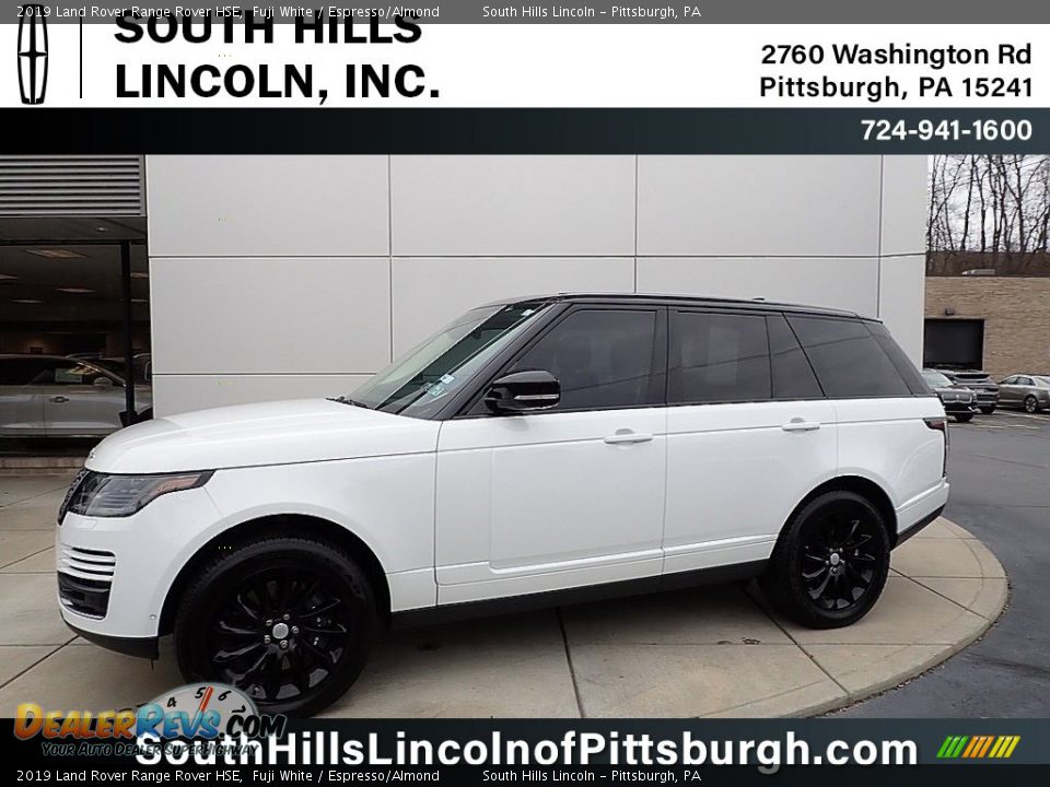 2019 Land Rover Range Rover HSE Fuji White / Espresso/Almond Photo #1