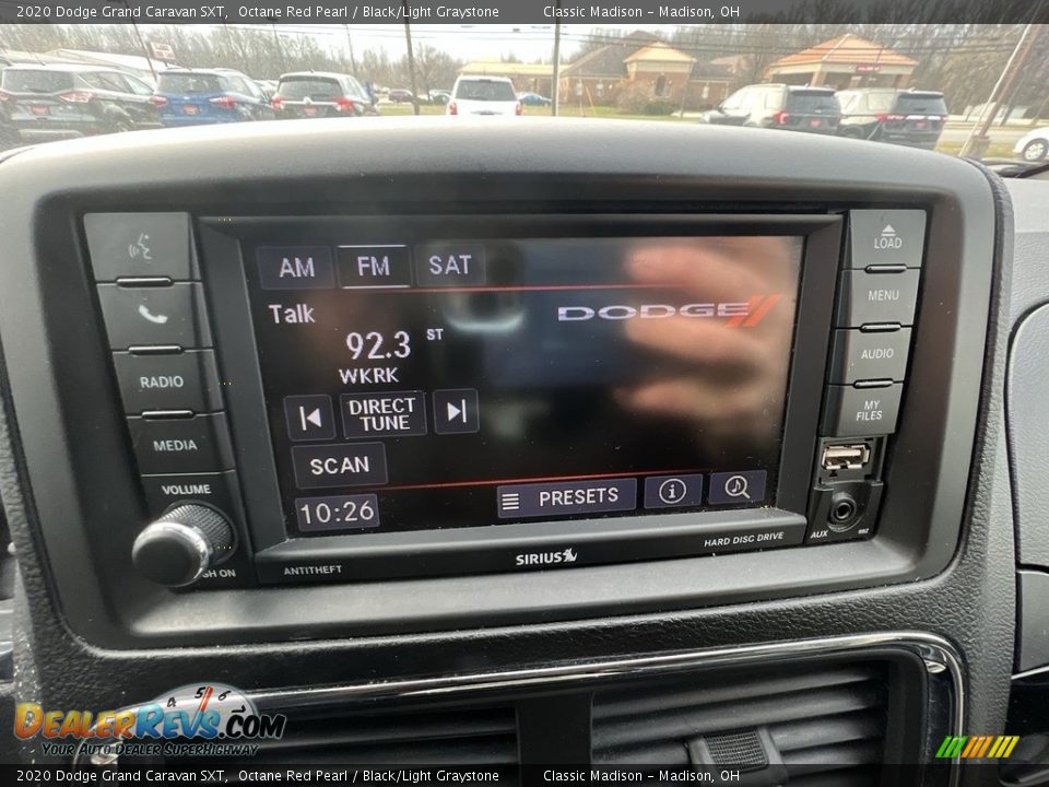 2020 Dodge Grand Caravan SXT Octane Red Pearl / Black/Light Graystone Photo #12