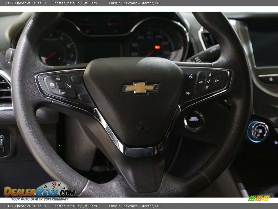 2017 Chevrolet Cruze LT Tungsten Metallic / Jet Black Photo #7