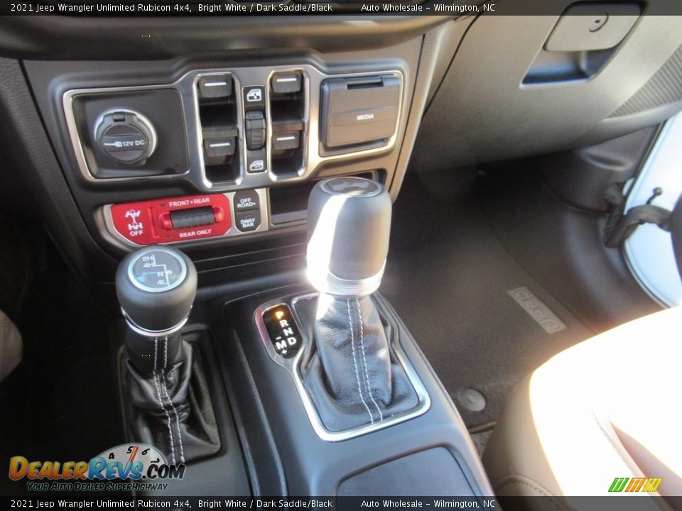 2021 Jeep Wrangler Unlimited Rubicon 4x4 Bright White / Dark Saddle/Black Photo #19