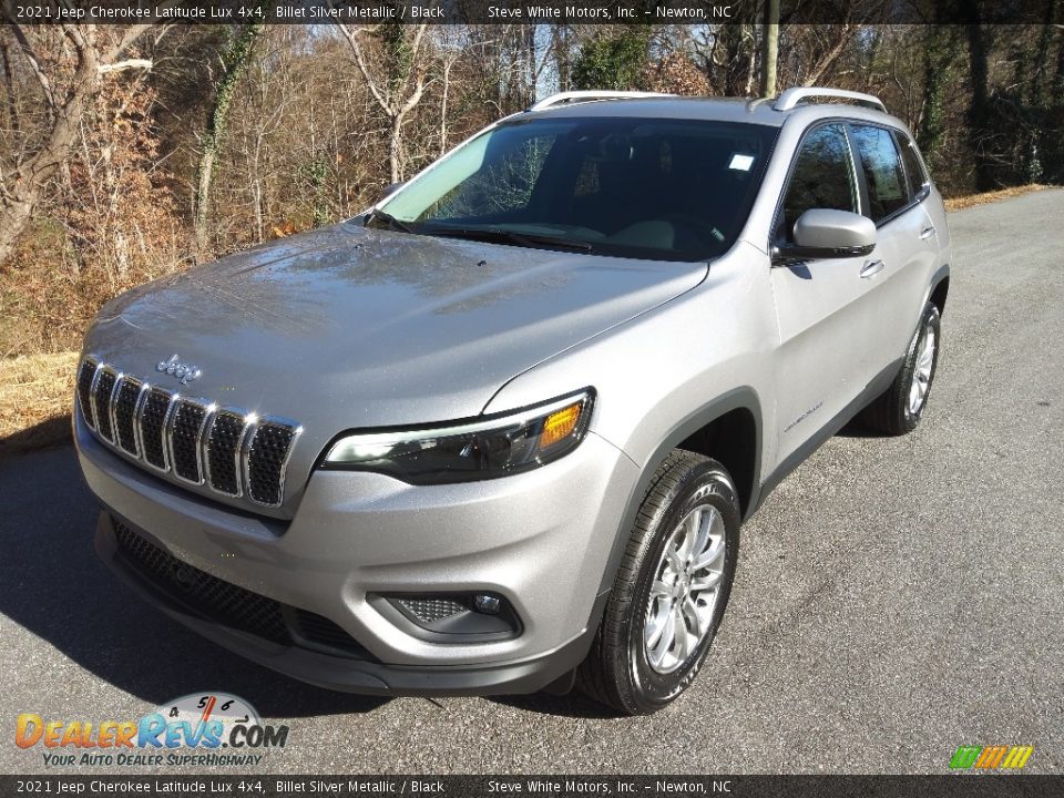 2021 Jeep Cherokee Latitude Lux 4x4 Billet Silver Metallic / Black Photo #2