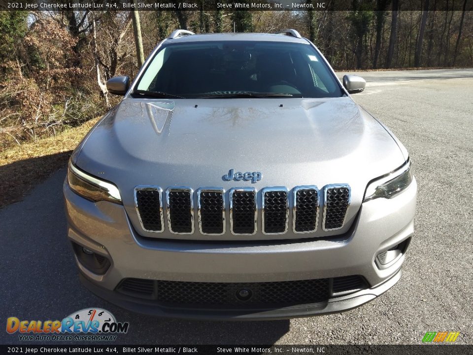 2021 Jeep Cherokee Latitude Lux 4x4 Billet Silver Metallic / Black Photo #3