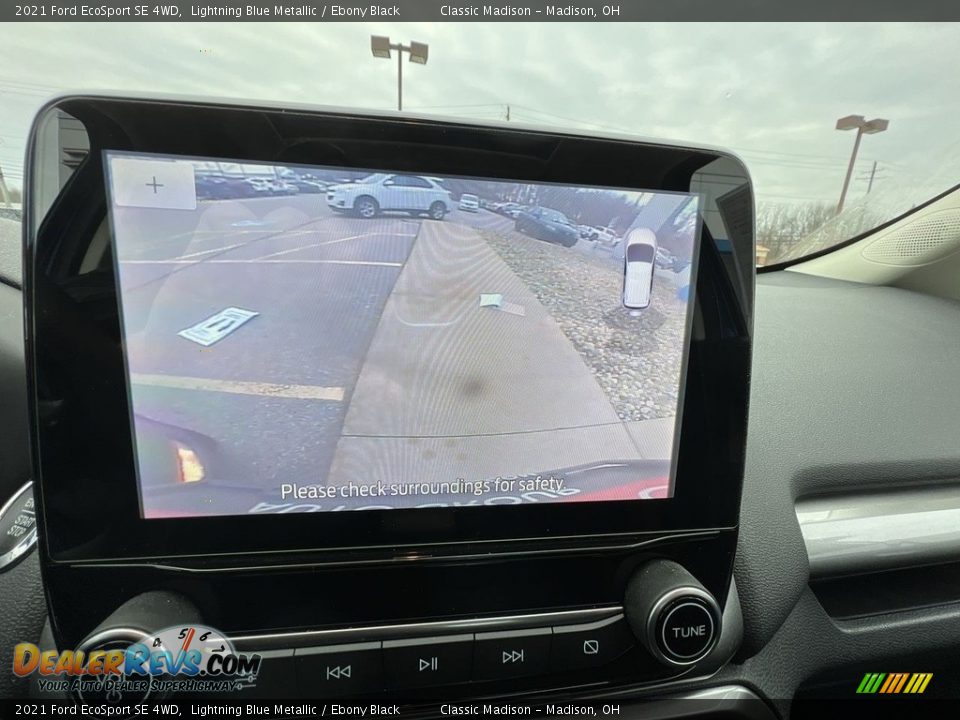 2021 Ford EcoSport SE 4WD Lightning Blue Metallic / Ebony Black Photo #9
