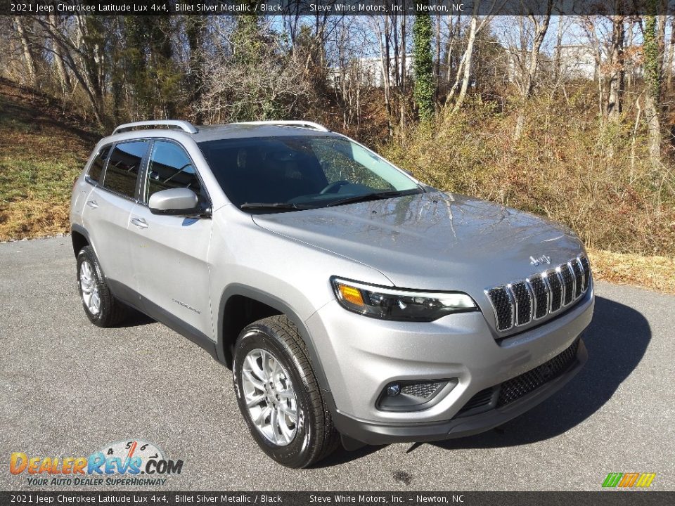 2021 Jeep Cherokee Latitude Lux 4x4 Billet Silver Metallic / Black Photo #4