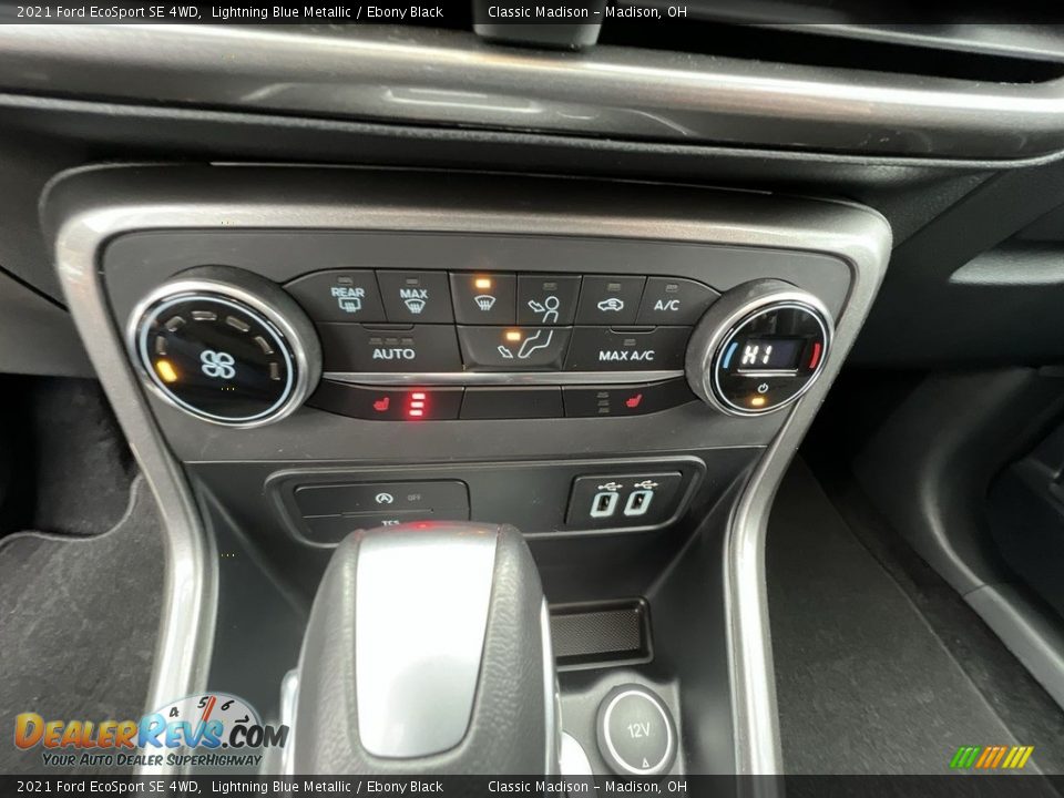 2021 Ford EcoSport SE 4WD Lightning Blue Metallic / Ebony Black Photo #10