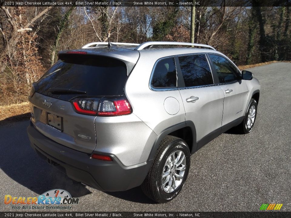 2021 Jeep Cherokee Latitude Lux 4x4 Billet Silver Metallic / Black Photo #6