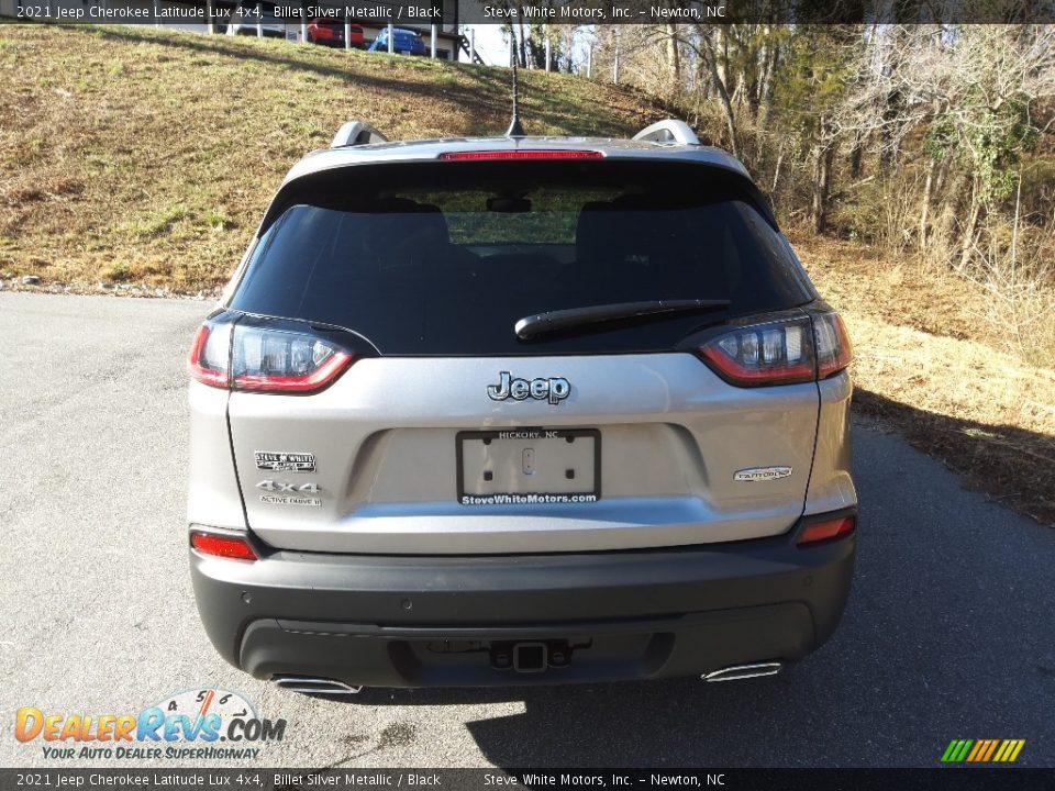 2021 Jeep Cherokee Latitude Lux 4x4 Billet Silver Metallic / Black Photo #7