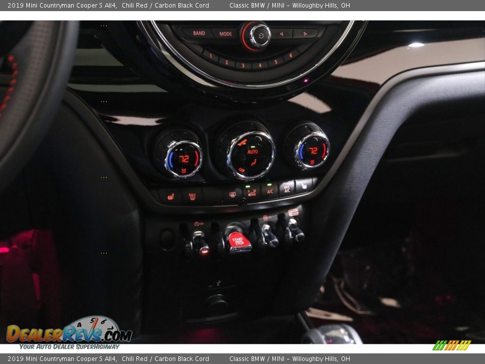 2019 Mini Countryman Cooper S All4 Chili Red / Carbon Black Cord Photo #14