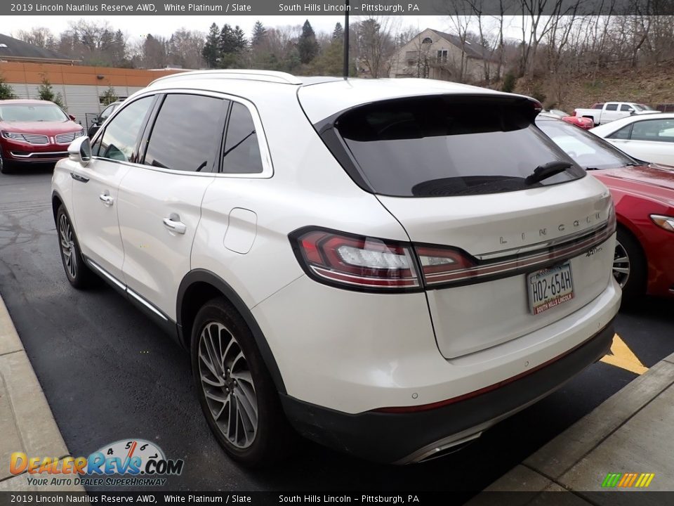 2019 Lincoln Nautilus Reserve AWD White Platinum / Slate Photo #2