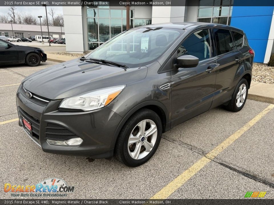 2015 Ford Escape SE 4WD Magnetic Metallic / Charcoal Black Photo #1