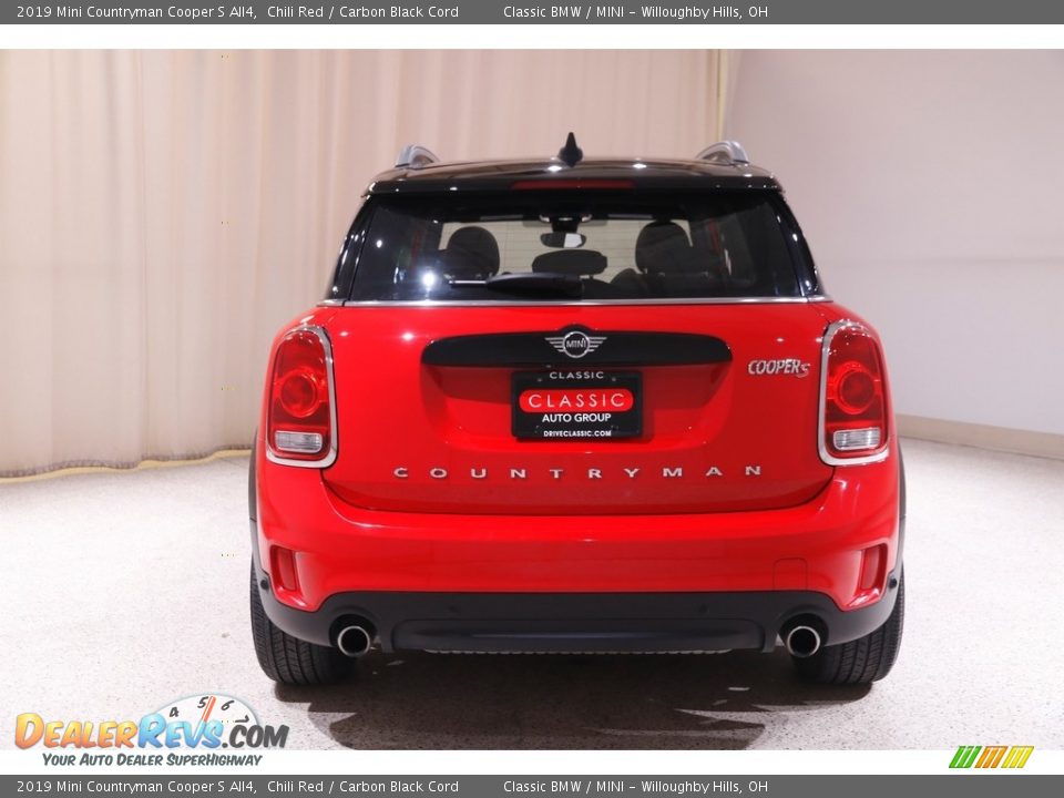 2019 Mini Countryman Cooper S All4 Chili Red / Carbon Black Cord Photo #19