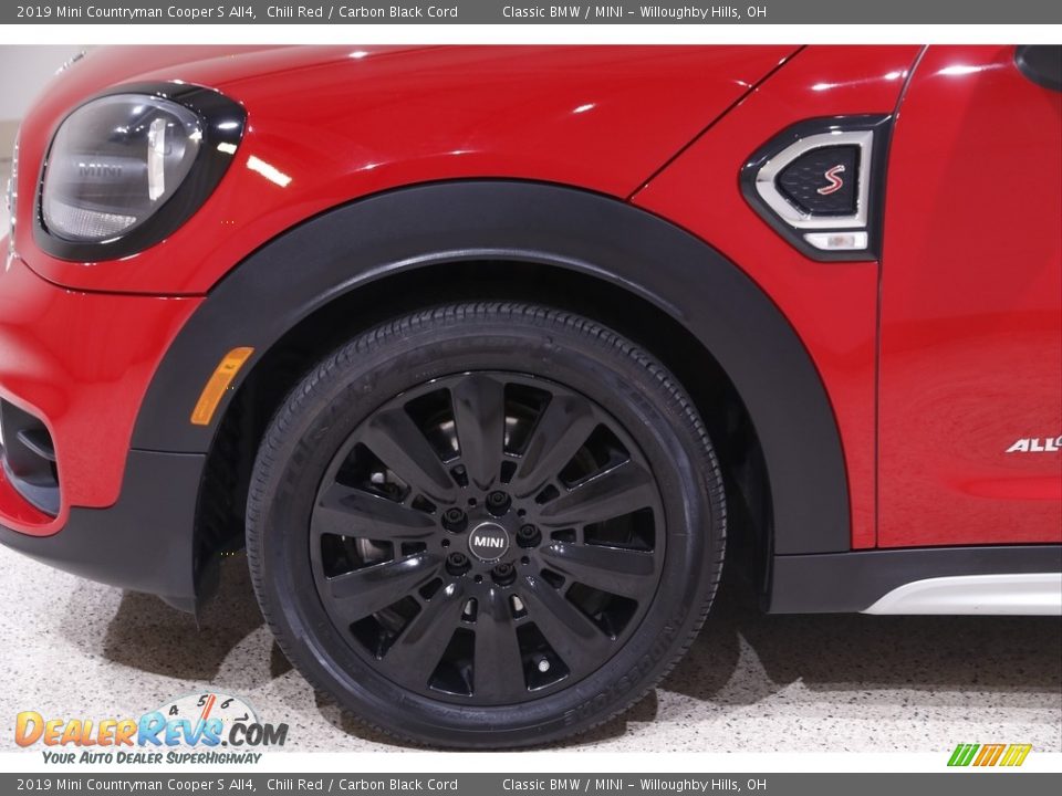 2019 Mini Countryman Cooper S All4 Chili Red / Carbon Black Cord Photo #21