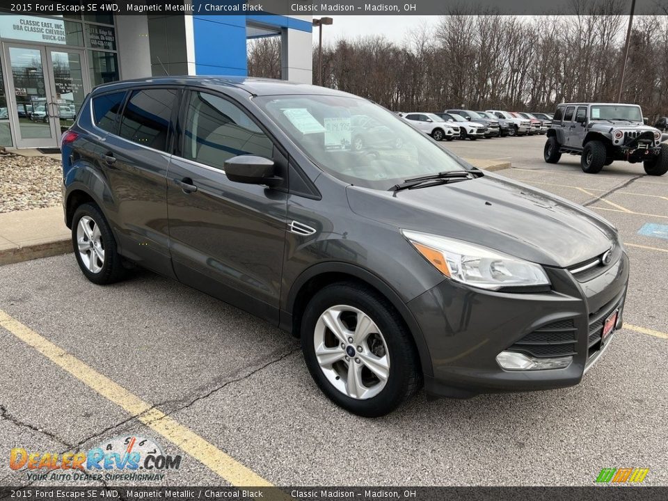 2015 Ford Escape SE 4WD Magnetic Metallic / Charcoal Black Photo #5