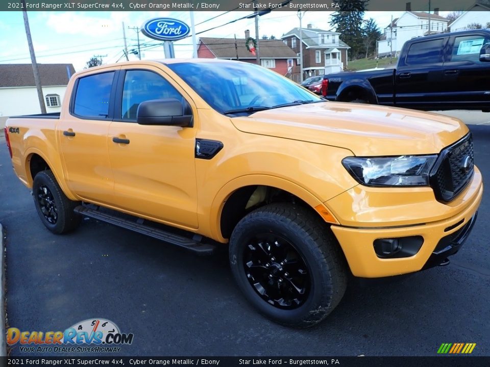 Front 3/4 View of 2021 Ford Ranger XLT SuperCrew 4x4 Photo #7