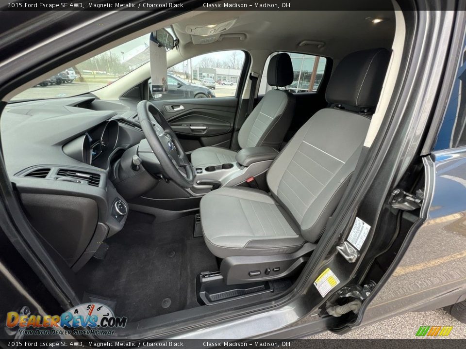 2015 Ford Escape SE 4WD Magnetic Metallic / Charcoal Black Photo #7