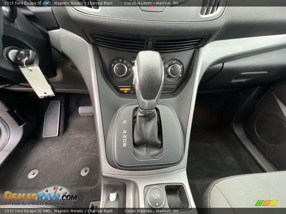 2015 Ford Escape SE 4WD Magnetic Metallic / Charcoal Black Photo #12