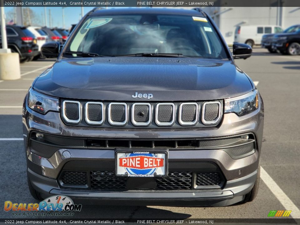 2022 Jeep Compass Latitude 4x4 Granite Crystal Metallic / Black Photo #3