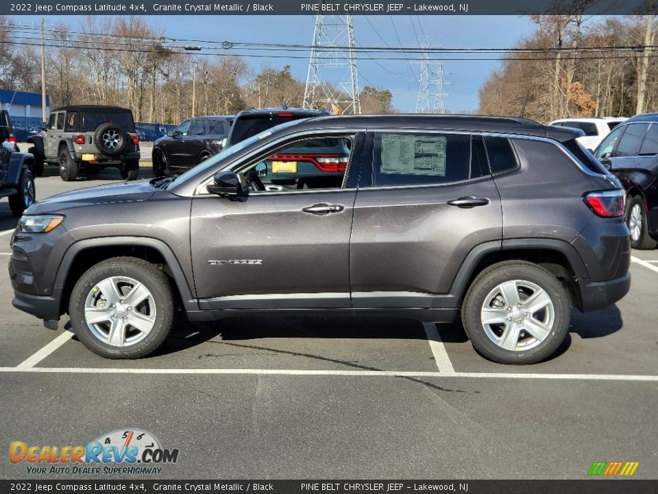 2022 Jeep Compass Latitude 4x4 Granite Crystal Metallic / Black Photo #4