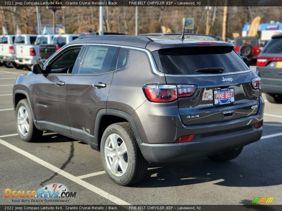 2022 Jeep Compass Latitude 4x4 Granite Crystal Metallic / Black Photo #6