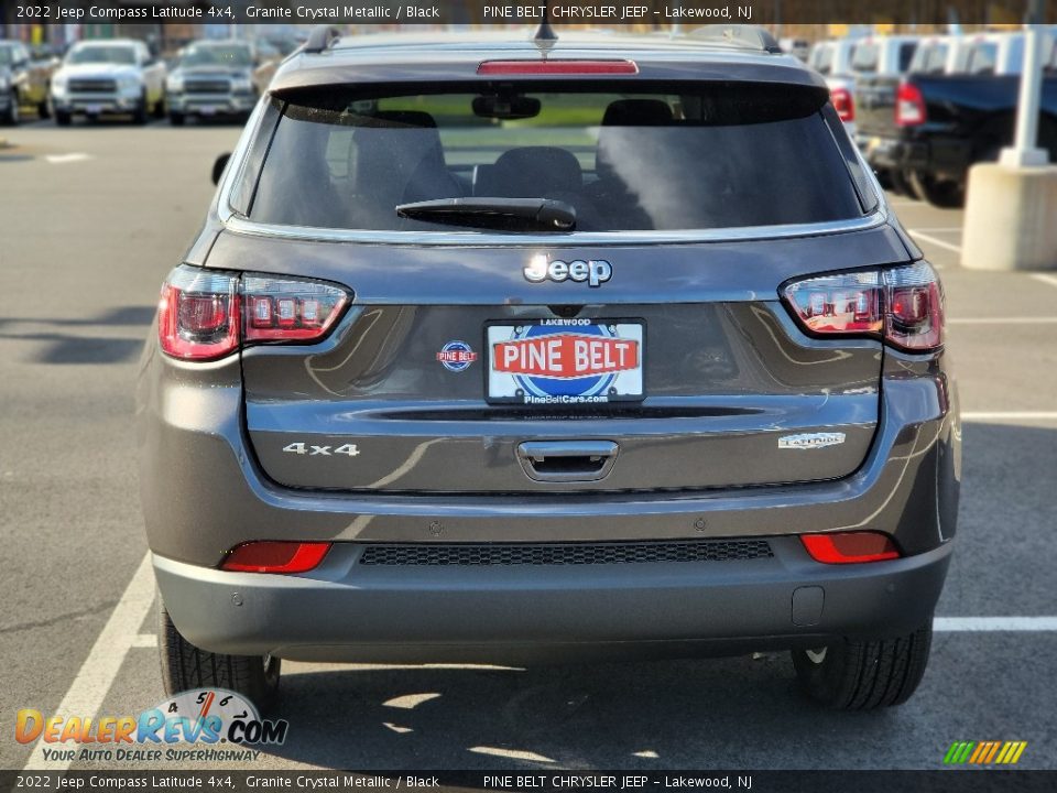 2022 Jeep Compass Latitude 4x4 Granite Crystal Metallic / Black Photo #7