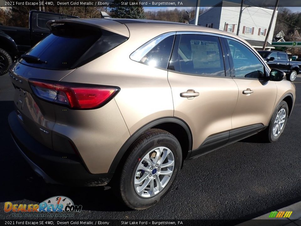 2021 Ford Escape SE 4WD Desert Gold Metallic / Ebony Photo #6