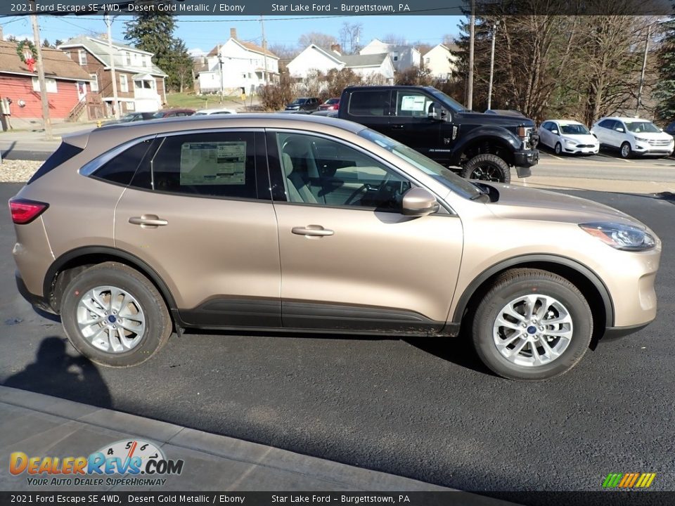 2021 Ford Escape SE 4WD Desert Gold Metallic / Ebony Photo #7