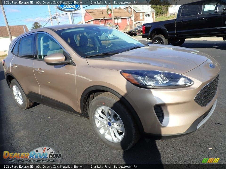 2021 Ford Escape SE 4WD Desert Gold Metallic / Ebony Photo #8