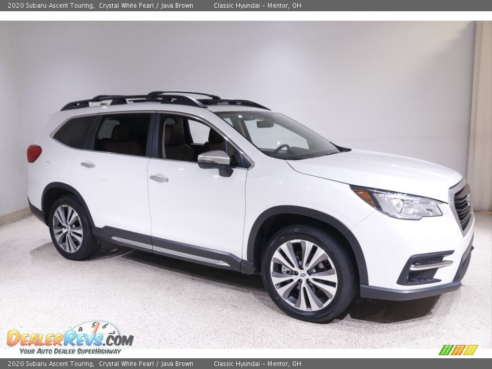 2020 Subaru Ascent Touring Crystal White Pearl / Java Brown Photo #1