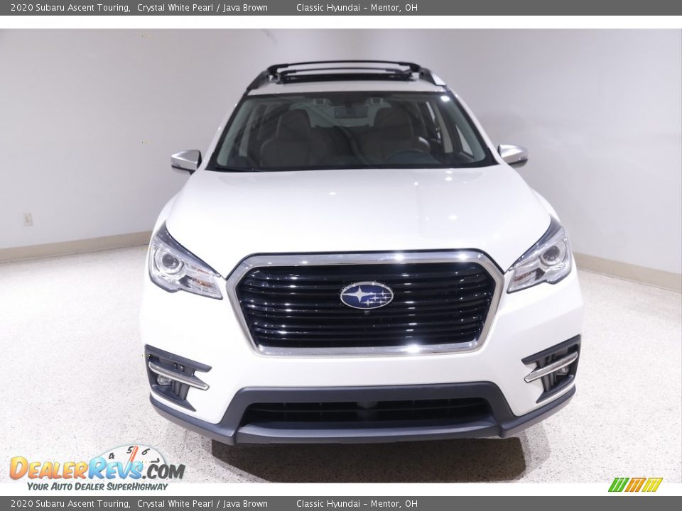 2020 Subaru Ascent Touring Crystal White Pearl / Java Brown Photo #2