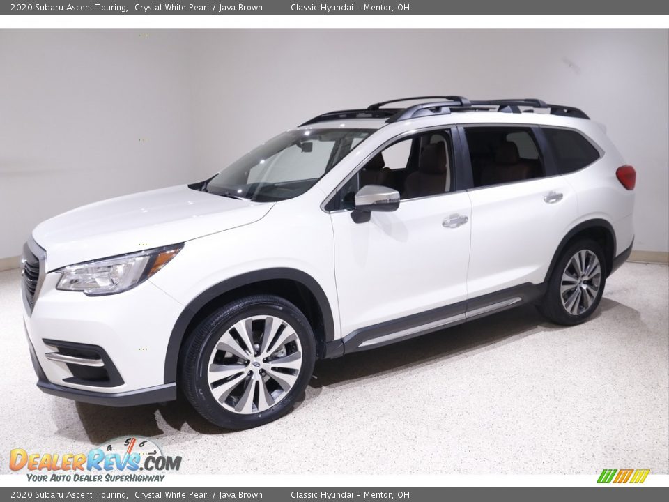 2020 Subaru Ascent Touring Crystal White Pearl / Java Brown Photo #3