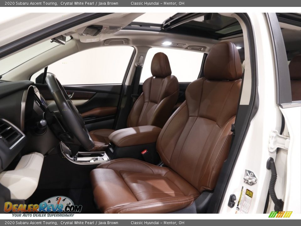 2020 Subaru Ascent Touring Crystal White Pearl / Java Brown Photo #5