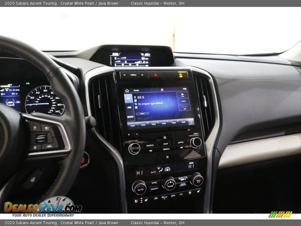 2020 Subaru Ascent Touring Crystal White Pearl / Java Brown Photo #9