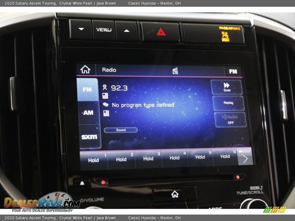 2020 Subaru Ascent Touring Crystal White Pearl / Java Brown Photo #16