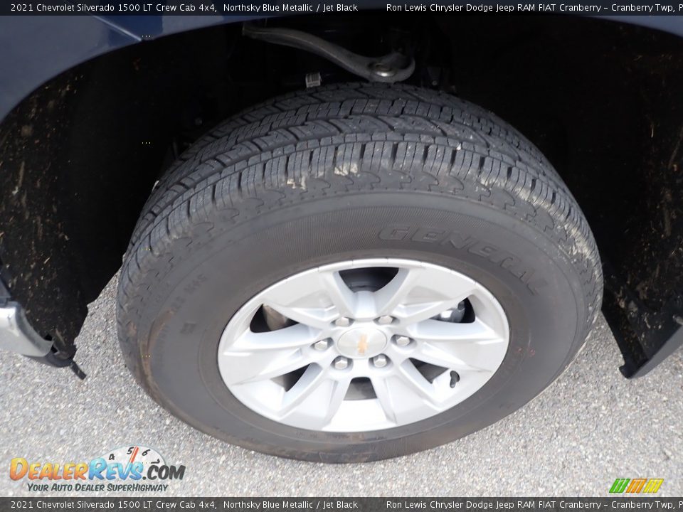 2021 Chevrolet Silverado 1500 LT Crew Cab 4x4 Northsky Blue Metallic / Jet Black Photo #5