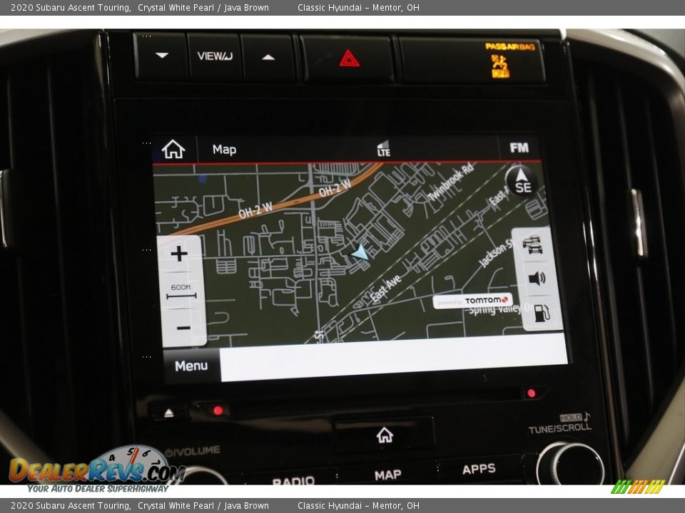 2020 Subaru Ascent Touring Crystal White Pearl / Java Brown Photo #17