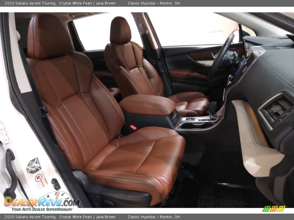 2020 Subaru Ascent Touring Crystal White Pearl / Java Brown Photo #20