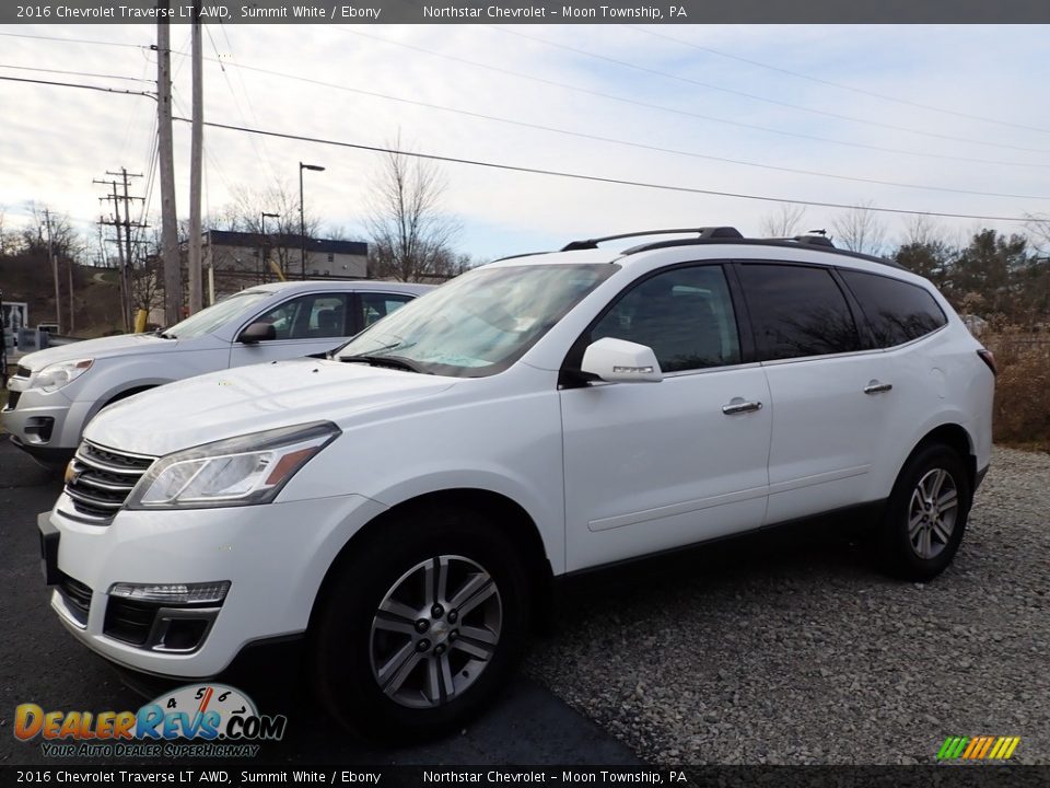 2016 Chevrolet Traverse LT AWD Summit White / Ebony Photo #1