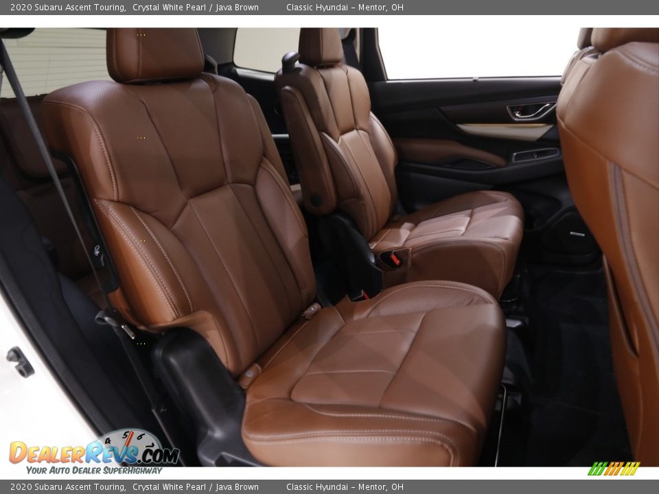 2020 Subaru Ascent Touring Crystal White Pearl / Java Brown Photo #21