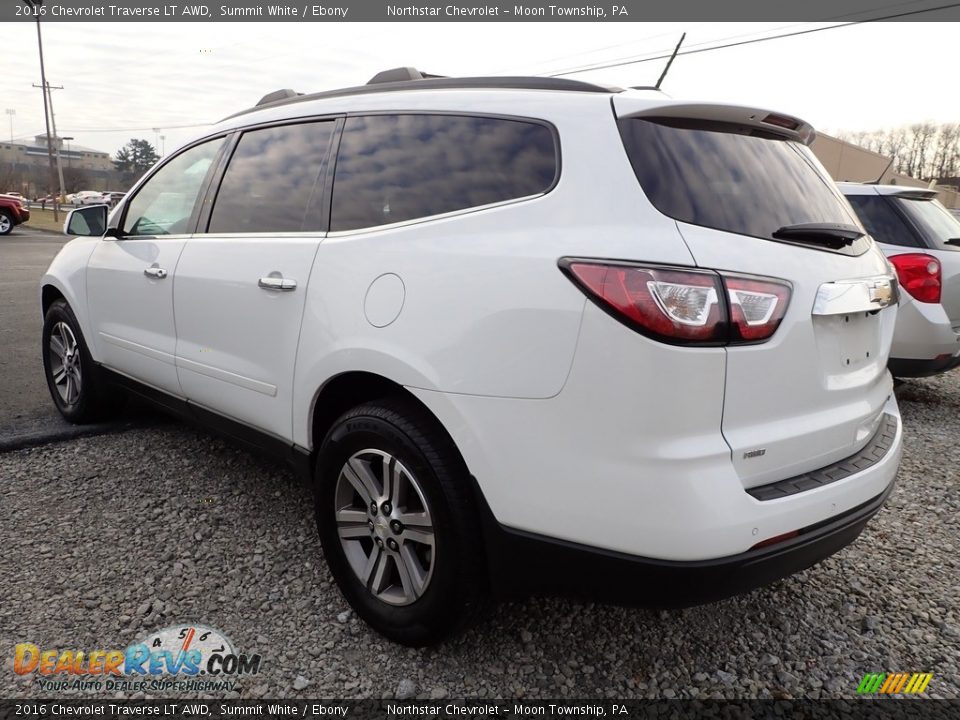 2016 Chevrolet Traverse LT AWD Summit White / Ebony Photo #2